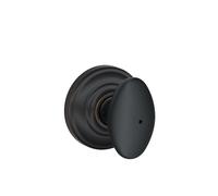 Bouton de porte d'intimit Schlage Siena, bronze vieilli, rose Andover - FA40DNB716/F40SIE716AND