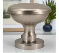 Bouton de porte fixe en aluminium Poignée exterieure ronde champagne Bricard