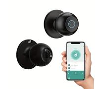 Bouton de porte intelligent, serrure électronique, à empreintes digitales, avec contrôle d'application, serrure biométrique, pour chambre à coucher, appartements, bureaux, hôtels
