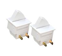 Bouton de porte pour lampe de réfrigérateur - Boîtier blanc - 250 V AC - 2