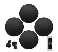Bouton de porte rond, boutons de remplacement pour sonnette de la porte de | Accessoires en silicone et en anneaux mé