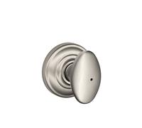 Bouton de porte Schlage Siena en nickel satin rosace Andover - FA40DNB619/F40SIE619AND