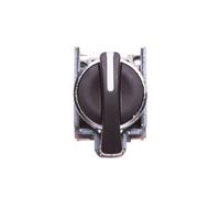 Bouton de position 3 22mm noir 2Z sans retour XB4BJ33