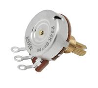 Bouton de potentiomètre de guitare 500K, arbre Long, A500K | Conception à tige longue de 24 dents pour un contrôle précis du volume et de la tonalité pour basse électrique,