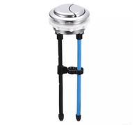 Bouton de rechange à double poussoir pour réservoir de toilettes compatible avec filetage de 48 mm, pour usage domestique ou commercial