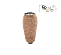 Bouton de rechange en liège pour Daiwa, Tatula pour Zillion pour Metanium pour Curado pour Aldebaran pour Antères DRT MK1 EVA + métal 6 couleurs, ensemble (1 lot gris)