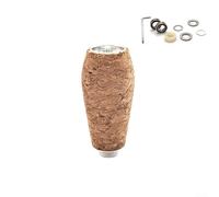 Bouton de rechange en liège pour Daiwa, Tatula pour Zillion pour Metanium pour Curado pour Aldebaran pour Antères DRT MK1 EVA + métal 6 couleurs, ensemble (1 lot d'argent)