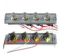 Bouton de rechange pour hotte aspirante - 4 à 5 touches - Compatible avec la plupart des modèles - Argenté - Contrôle de l'alimentation pour une installation facile