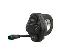 Bouton de rechange pour Kukirin pour scooter électrique G2 Master E-scooter, clignotant 5 broches et contrôle du klaxon avec construction en plastique résistant à la rouille