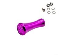 Bouton de rechange pour moulinets Daiwa et lance-appâts, y compris pour Steez RYOGA pour NASCI Construction en aluminium CNC avec amélioration de la prise en main (1 ensemble violet)