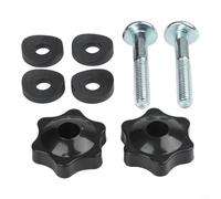 Bouton de réglage de poignée de tondeuse à gazon et boulon de montage compatible avec les poignées de tracteur à gazon 20338 20349 20350 20351