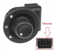 Bouton De Réglage De Rétroviseur 8 Broches - Opel Vivaro 1.9 Di 80 08/2001-05/2014