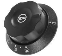 Bouton de Réglage de Température du Four Électrique, Noir | Plastique, Compatibilité, Commande Précise, Sécurité la Surchauffe Courts-circuits