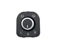 Bouton de réglage du commutateur commande miroir, adapté pour VW Volkswagen Jetta Golf Mk5 Mk6 Tiguan CC Passat B6 B7 commutateur d'allumage(5ND959565A)