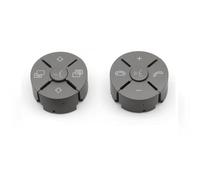 Bouton de réglage du Volant pour Mercedes-Benz Classe ML/GL W164 (2009-2011), Cache-Bouton de Commande au Volant, référence 1648700558 (Jaune) (Gris)