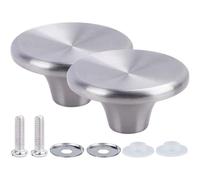 Bouton De Remplacement De Couvercle De Pot En Acier Inoxydable, 2 Pièces, Pour Le Creuset/Pour Aldi/Pour Lodge, Poignée De Couvercle De Pot Néerlandais