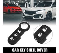 Bouton de remplacement pour Coque de clé pour Fiat 500 500X 500L Télécommande 3 Boutons Pad Motif B