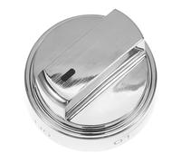 Bouton de Remplacement pour Four et Cuisinière, Cadran de Commande Argenté | Plastique Résistant à Chaleur, Réglage Facile de Température, Pièce pour Réparations sur Divers Appareils