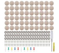 Bouton de Réparation de Plafond Auto,Boutons Rivets de Réparation Auto - Fixation Tissu Plafond Avec Outil D'installation Pour Pare-Soleil Camping-Car Camion
