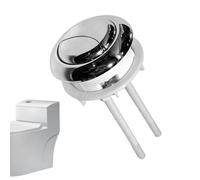 Bouton de réservoir de toilette, bouton de réservoir de toilette, bouton poussoir de valve de chasse double, bouton poussoir de valve de décharge, bouton de chasse d'eau, remplacement pratique de