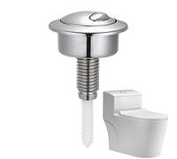 Bouton de réservoir de toilette, couvercle de bouton poussoir pour toilettes avec design à double chasse fermée, bouton poussoir de chasse d'eau, accessoires de toilette, réservoir de chasse d'eau