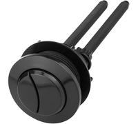 Bouton de réservoir de toilettes 1 pièce de tête ronde noire à double bouton for la réparation du réservoir d'eau des toilettes de la salle de bain(Fits 57mm-67mm Hole)