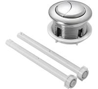 Bouton de réservoir de toilettes Interrupteur de chasse d'eau universel à double bouton de 48 mm for siège de toilette, miroir, valve vintage