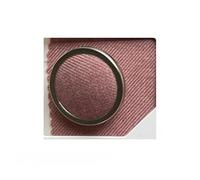 Bouton de résine, 10 boutons ronds en tissu à bord métallique avec tige for la couture et les loisirs créatifs(Camellia red,20L=12.5MM)