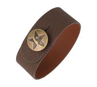 Bouton de sangle de guitare en cuir compatible avec guitares acoustiques et folkloriques Fixation sécurisée pour les artistes (marron)