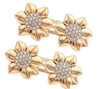 Bouton de serrage à la taille avec strass en alliage amovible sans couture Accessoire de vêtement Serre-taille pour pantalon