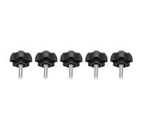 Bouton de Serrage à Tête en étoile à Filetage M6 Sonew, Vis de Serrage de Bouton à Main Ergonomique, Bouton à Main en Forme d'étoile de Machine-Outil en Plastique ABS, Prise en