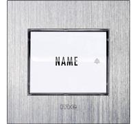 Bouton de sonnette 1 foyer m-e modern-electronics 41026 acier inoxydable 8-24 V AC/DC/1 A