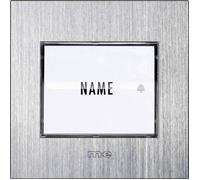 Bouton de sonnette 1 foyer m-e modern-electronics 41026 acier inoxydable 8-24 V AC/DC/1 A