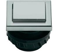 Bouton de sonnette 1x Grothe 61047 gris 24 V/1,5 A