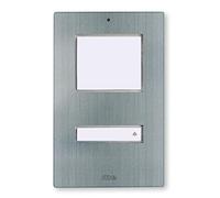 Bouton de sonnette simple m-e modern-electronics KT 1-EG acier inoxydable 12 V/1 A