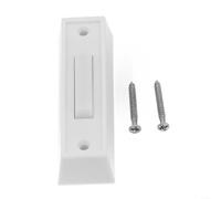 Bouton de sonnette en ABS fiable avec lumière de visibilité améliorée, fixation murale pour une installation pratique et un accès facile pour les visiteurs