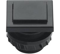 Bouton de sonnette simple Grothe 61045 noir 12 V/1,5 A