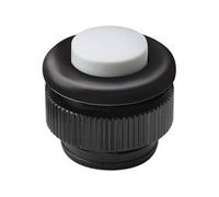 Bouton de sonnette simple 61031 noir, blanc 12 V/1,5 A