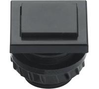 Bouton de sonnette simple Grothe 61045 noir 12 V/1,5 A