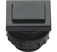 Grothe Bouton de sonnette simple 61045 – Noir – 12 V / 1,5 A