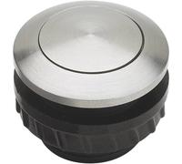 Bouton de sonnette simple Grothe 62000 acier inoxydable 12 V/1,5 A