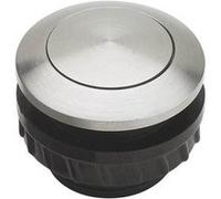 Bouton de sonnette simple Grothe 62000 acier inoxydable 12 V/1,5 A Acier inoxydable G