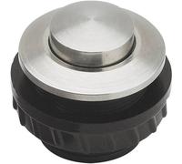 Grothe Bouton de sonnette simple 62006 acier inoxydable 12 V/1,5 A