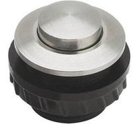 Grothe Bouton de sonnette simple 62006 acier inoxydable 12 V/1,5 A