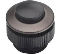 Grothe Bouton de sonnette simple 62013 anthracite, noir 12 V/1,5 A