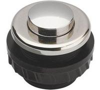 Bouton de sonnette simple Grothe 62026 nickel 12 V/1,5 A G