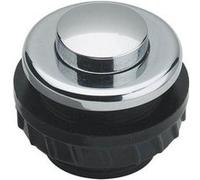 Bouton de sonnette simple Grothe 62033 chrome 12 V/1,5 A