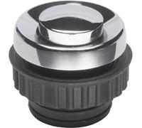 Bouton de sonnette simple Grothe 62054 chrome 12 V/1,5 A