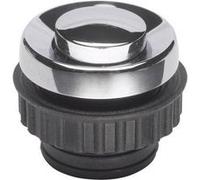 Grothe Bouton de sonnette simple 62054 chrome 12 V/1,5 A