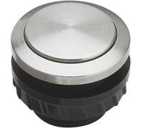 Bouton de sonnette simple Grothe 62060 acier inoxydable 12 V/1,5 A